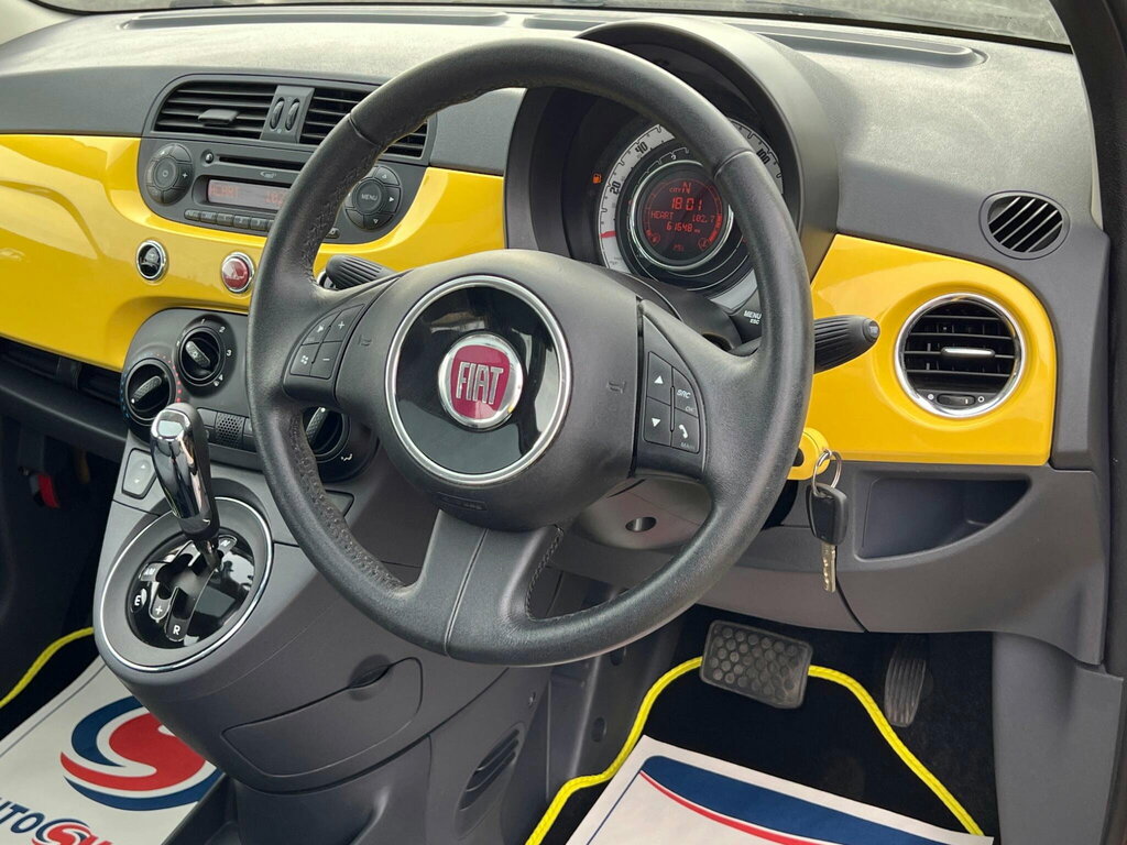 Fiat 500 Hatchback 0.9 Twinair Lounge Dualogic Euro 5 Ss White #26