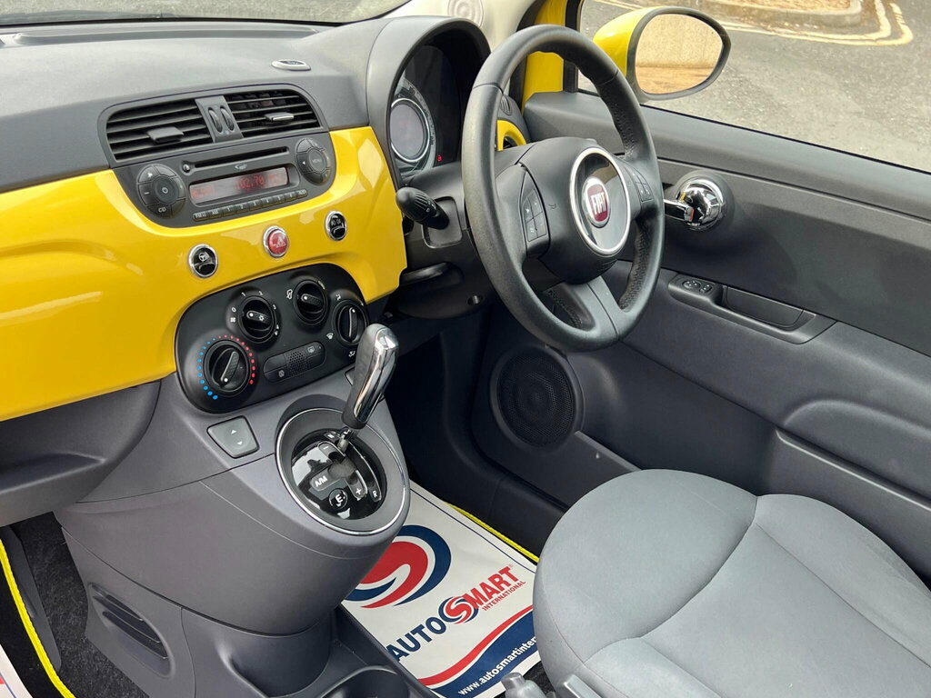Fiat 500 Hatchback 0.9 Twinair Lounge Dualogic Euro 5 Ss White #9