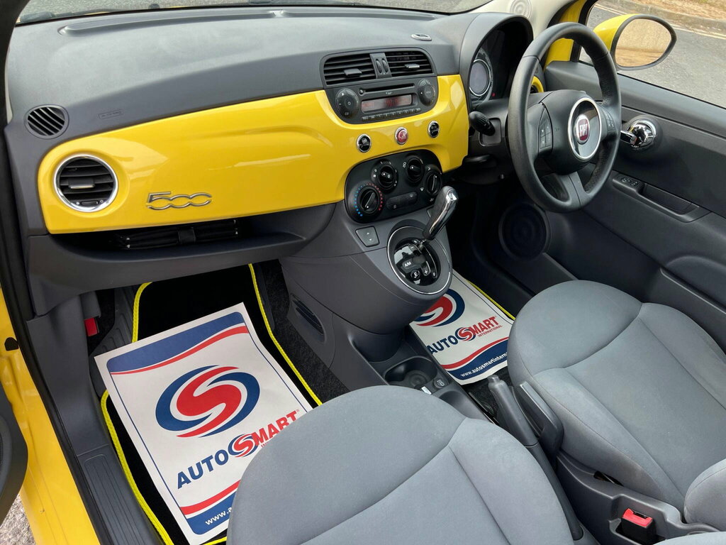 Fiat 500 Hatchback 0.9 Twinair Lounge Dualogic Euro 5 Ss White #10