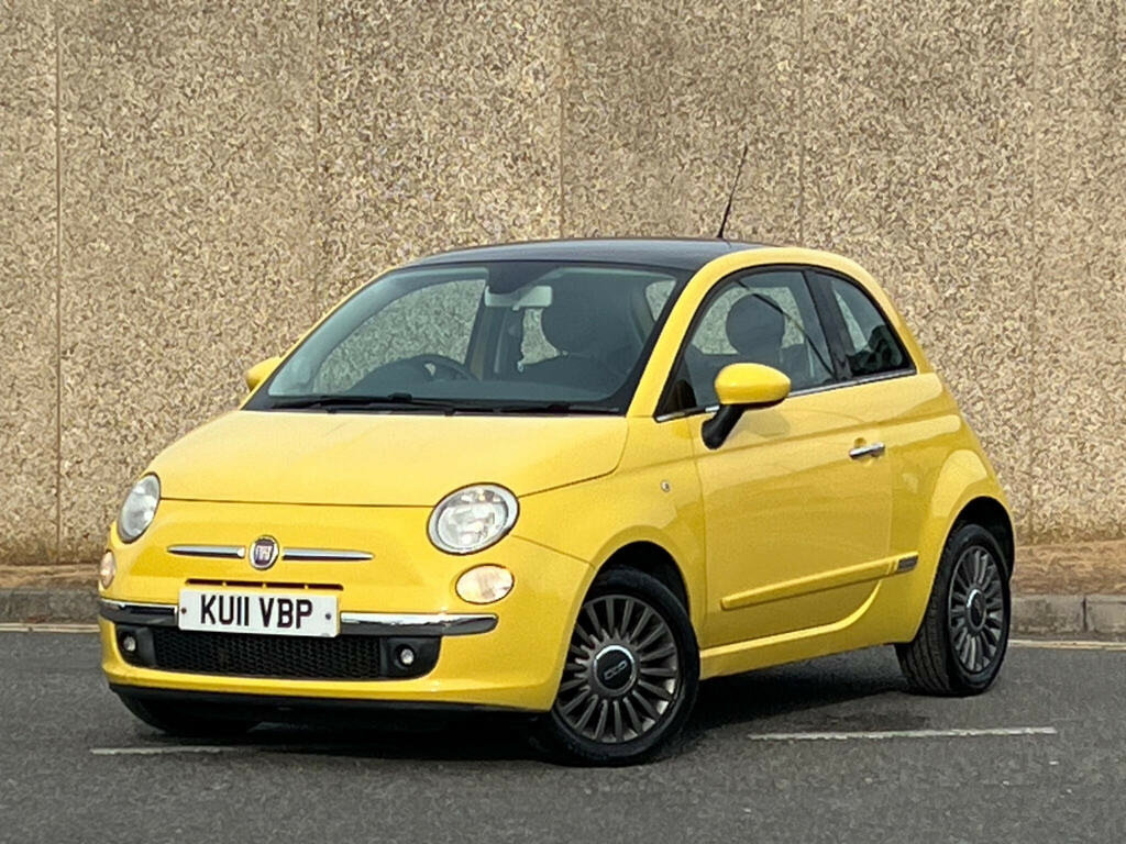Fiat 500 1.2 Lounge Dualogic Euro 4 Yellow #6