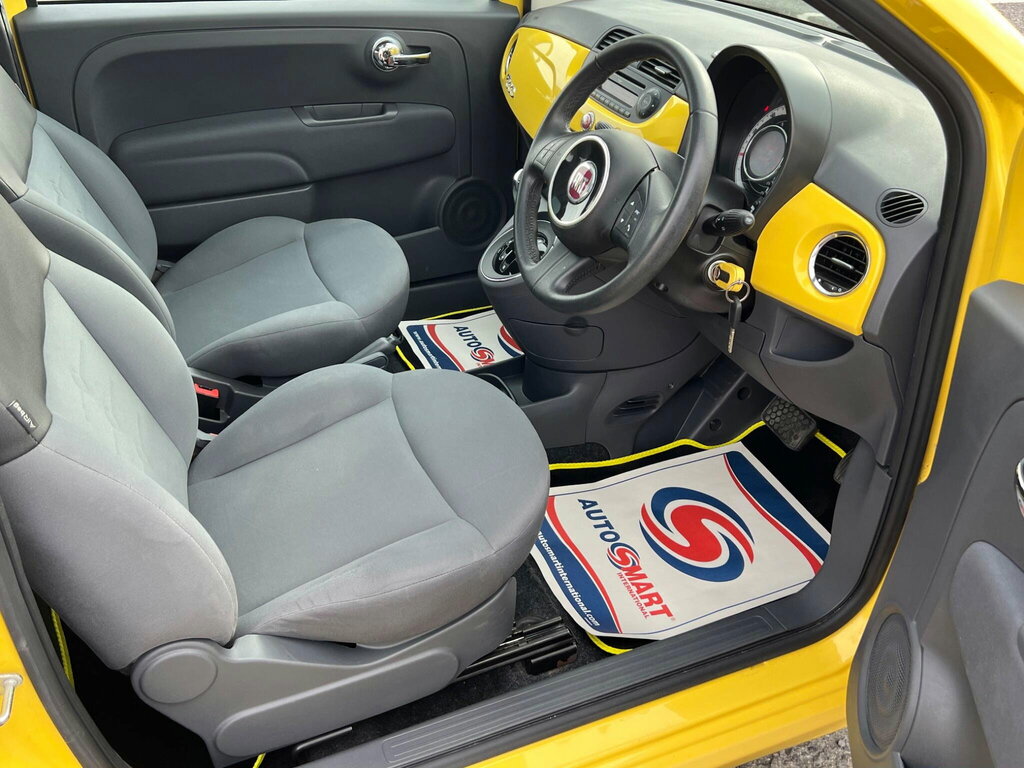 Fiat 500 Hatchback 0.9 Twinair Lounge Dualogic Euro 5 Ss White #15
