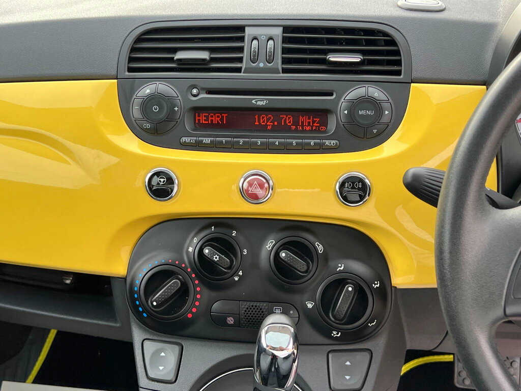Fiat 500 Hatchback 0.9 Twinair Lounge Dualogic Euro 5 Ss White #12