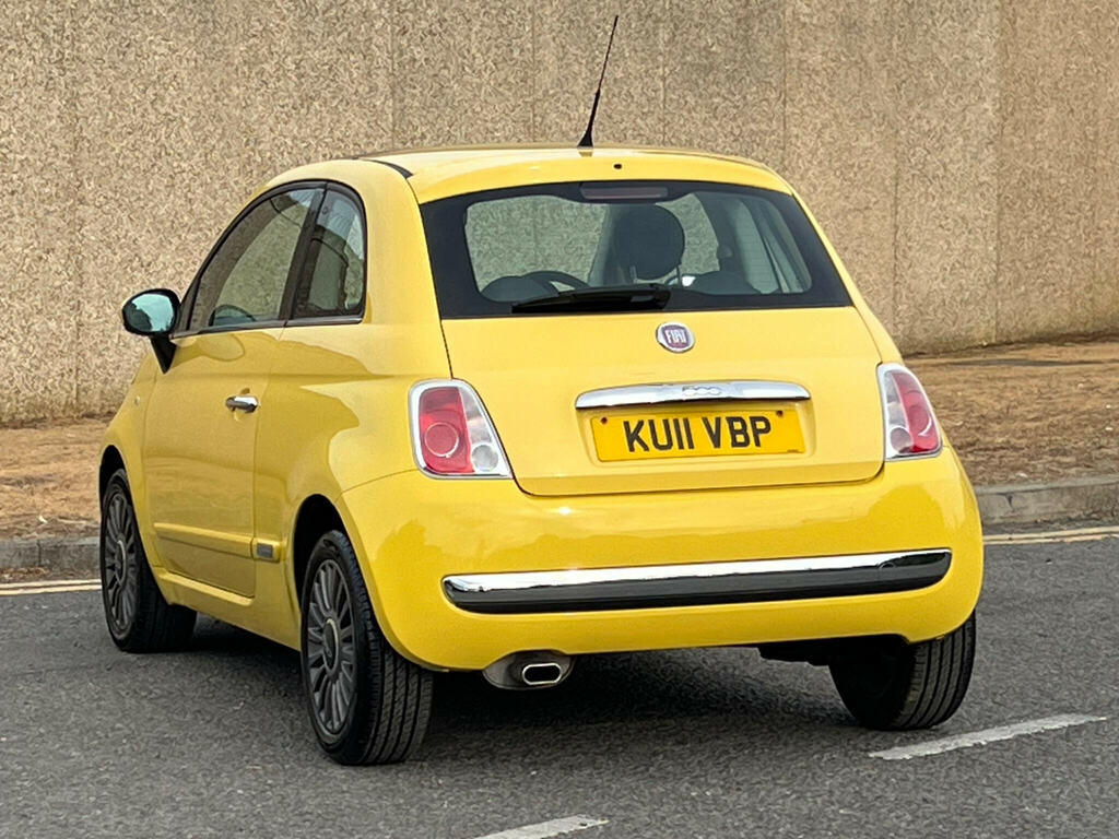 Fiat 500 1.2 Lounge Dualogic Euro 4 Yellow #4