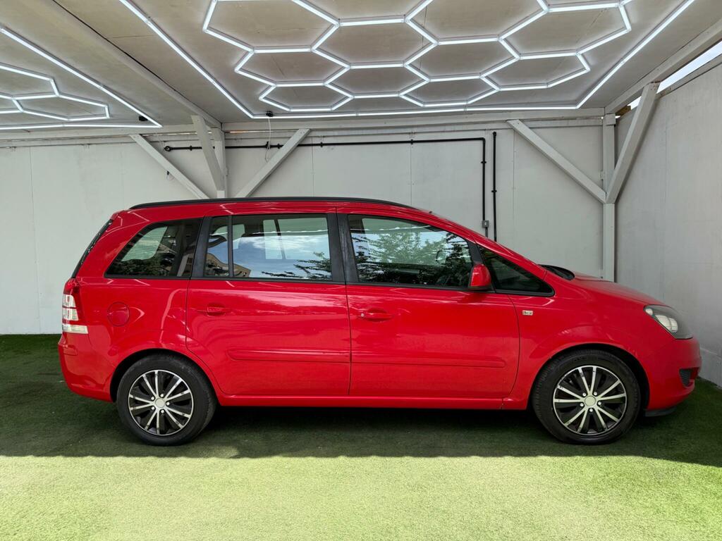 Vauxhall Zafira 1.8 16V Exclusiv Euro 5 Snav YM63DXR Red #2