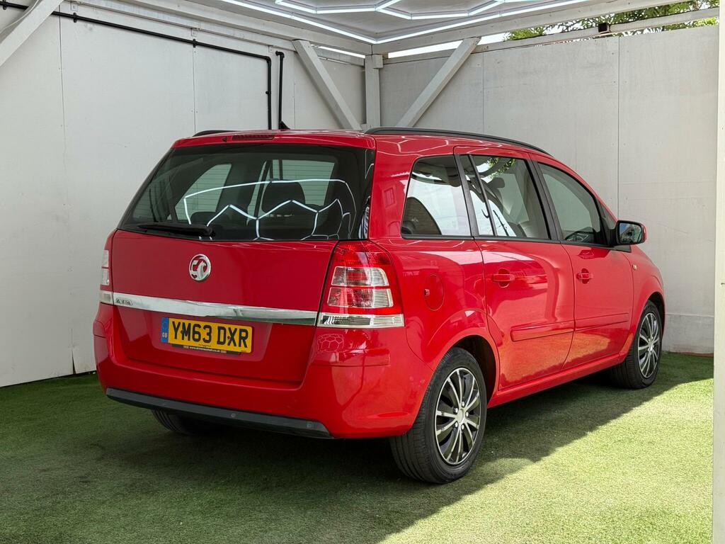 Vauxhall Zafira 1.8 16V Exclusiv Euro 5 Snav YM63DXR Red #6