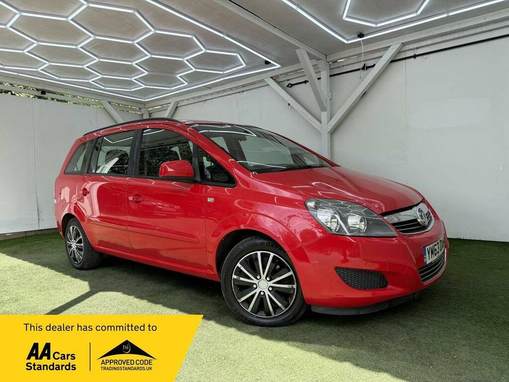 Vauxhall Zafira 1.8 16V Exclusiv Euro 5 Snav Red