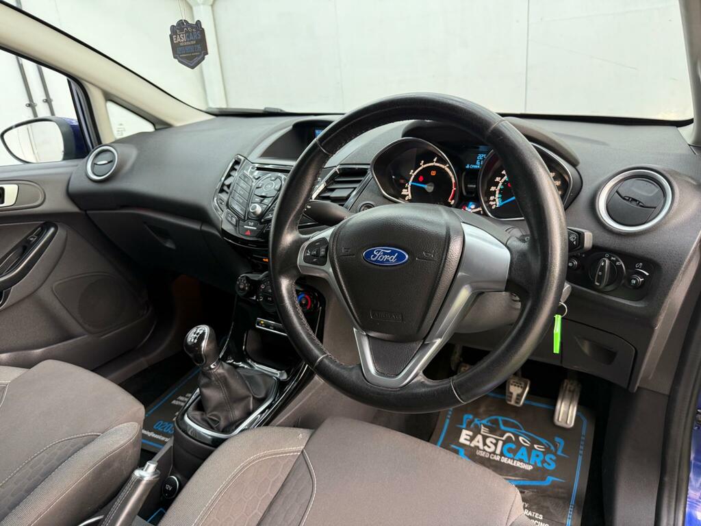 Ford Fiesta 1.0T Ecoboost Zetec S Euro 6 Ss NV65VMA Blue #3