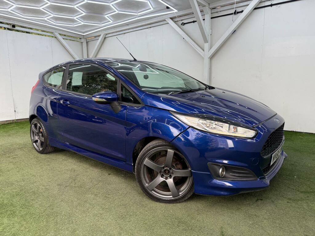 Ford Fiesta 1.0T Ecoboost Zetec S Euro 6 Ss NV65VMA Blue #4