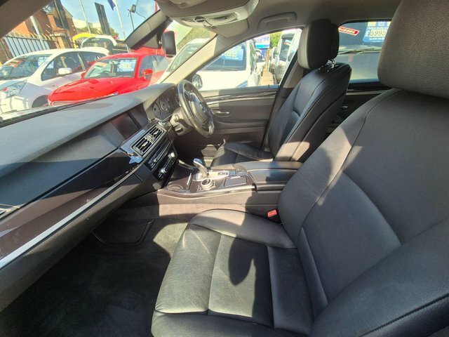 BMW 5 Series Saloon 2.0 520D M Sport Steptronic Euro 5 Ss Black #11