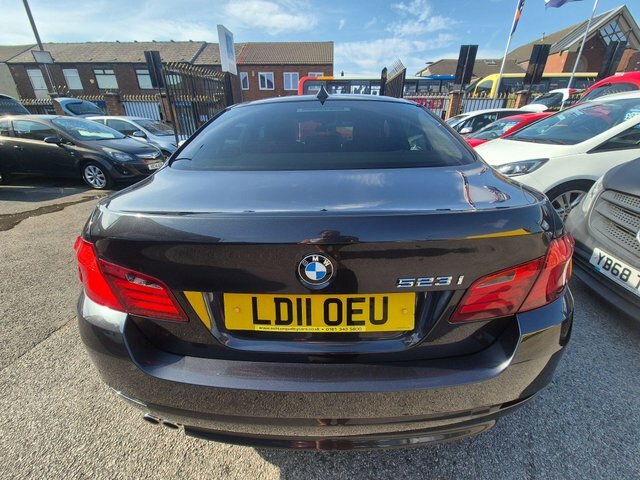 BMW 5 Series Saloon 2.0 520D M Sport Steptronic Euro 5 Ss Black #7