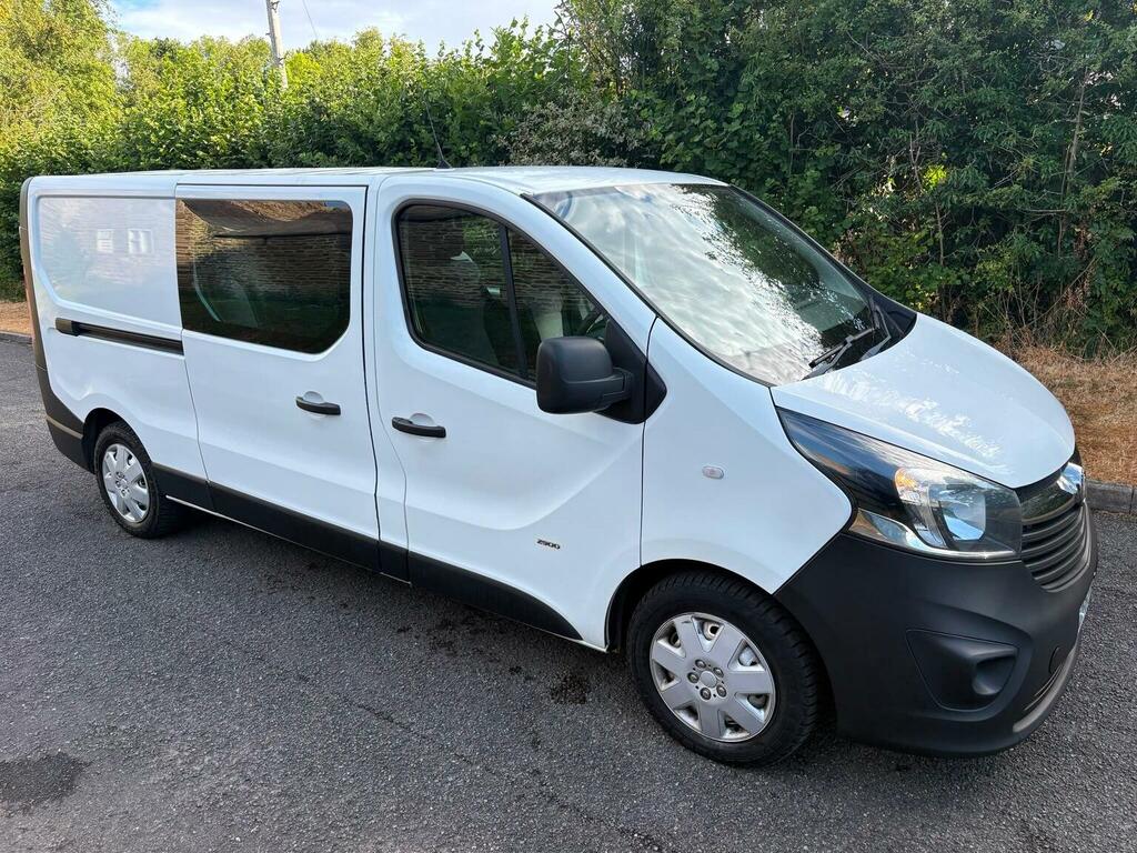 Vauxhall Vivaro Combi Van 1.6 Cdti 2900 Crew Van L1 H1 Euro 5 White #4