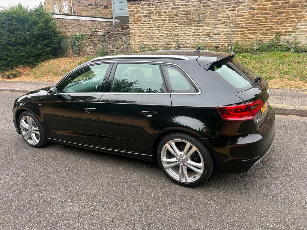 Audi A3 Hatchback 2.0 Tdi S Line Sportback S Tronic Euro 6 Black #3