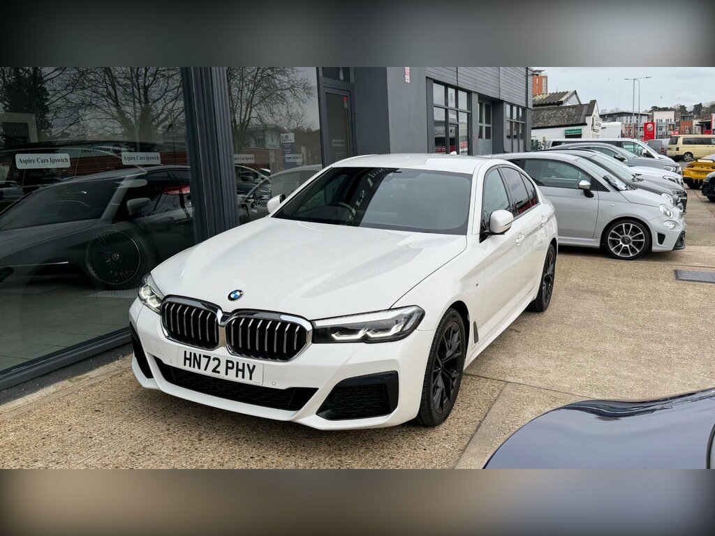 BMW 5 Series 2.0 520I Mht M Sport Steptronic Euro 6 Ss HN72PHY White #4