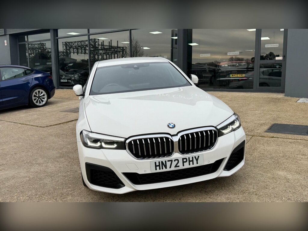 BMW 5 Series 2.0 520I Mht M Sport Steptronic Euro 6 Ss HN72PHY White #3