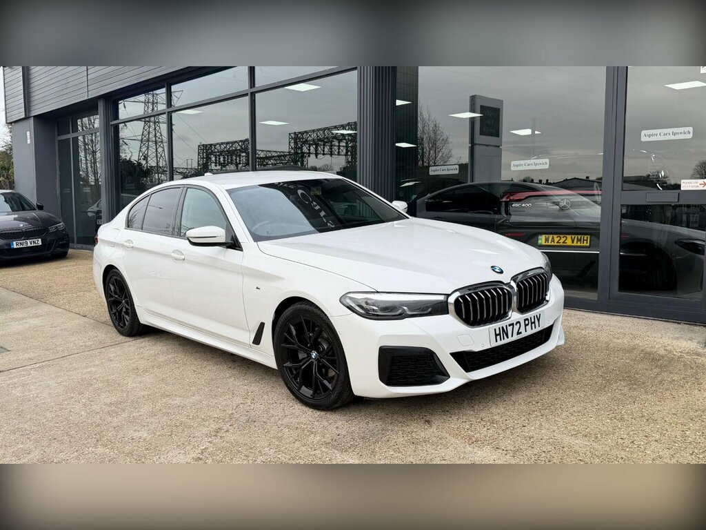 BMW 5 Series 2.0 520I Mht M Sport Steptronic Euro 6 Ss HN72PHY White