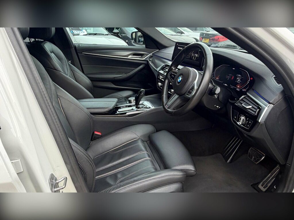 BMW 5 Series 2.0 520I Mht M Sport Steptronic Euro 6 Ss HN72PHY White #5