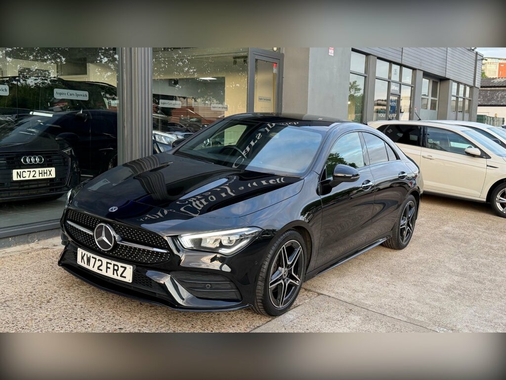 Mercedes-Benz CLA Class 1.3 Cla180 Amg Line Premium Coupe 7G-dct Euro 6 KW72FRZ Black #2