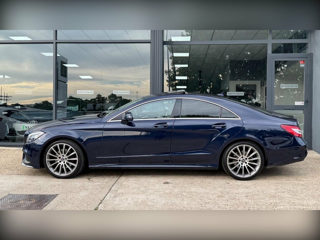 Mercedes-Benz CLS 2.1 Cls220d Amg Line Premium Coupe G-tronic Eur Blue #2