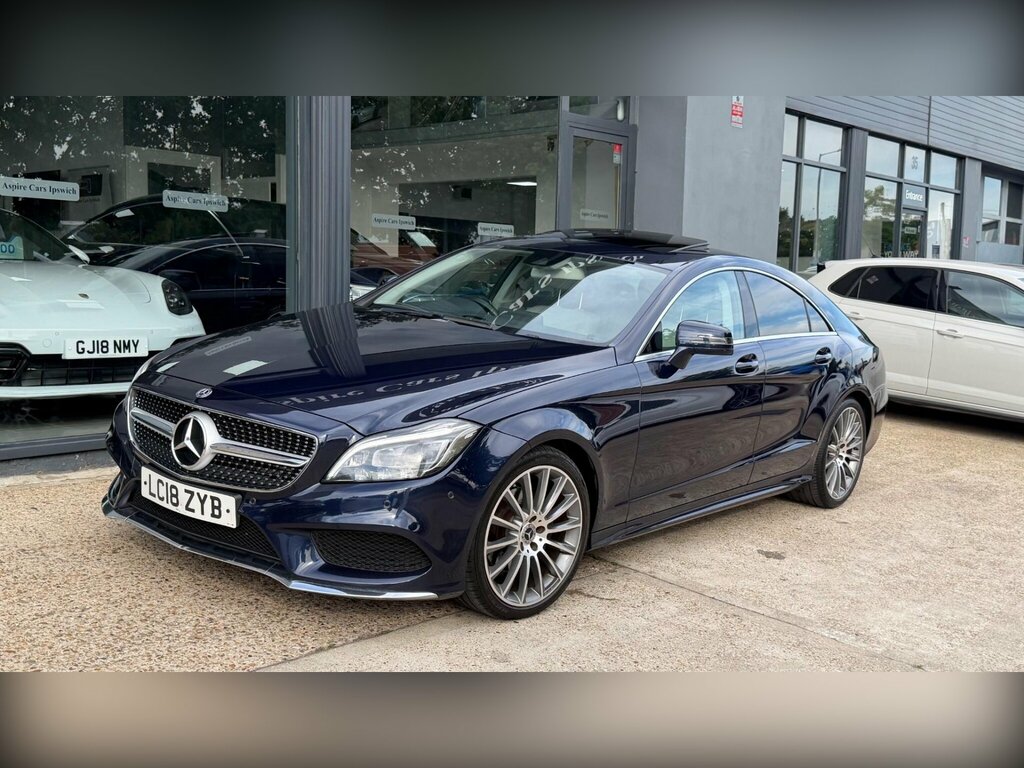 Mercedes-Benz CLS 2.1 Cls220d Amg Line Premium Coupe G-tronic Eur Blue