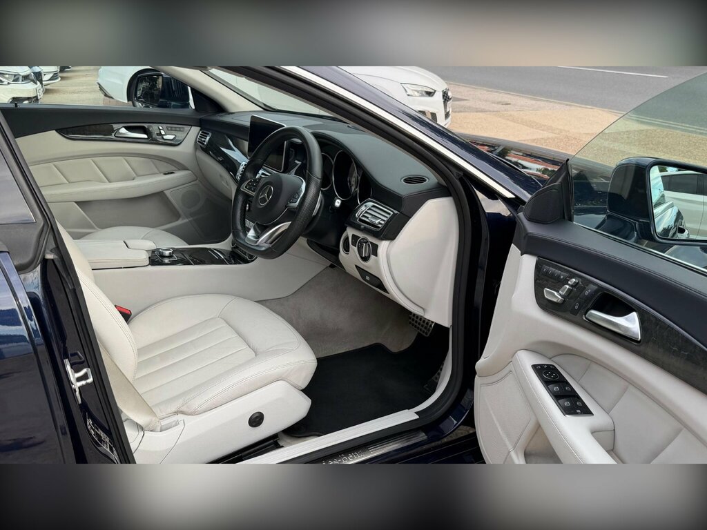 Mercedes-Benz CLS 2.1 Cls220d Amg Line Premium Coupe G-tronic Eur Blue #6