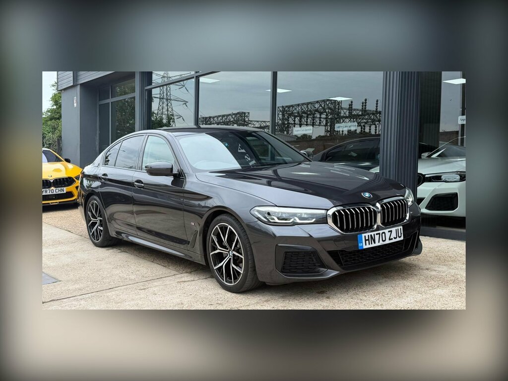 BMW 5 Series 2.0 520D Mht M Sport Steptronic Euro 6 Ss HN70ZJU Grey #4