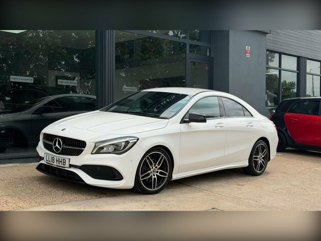 Mercedes-Benz CLA Class 1.6 Cla180 Amg Line Coupe Euro 6 Ss White #2