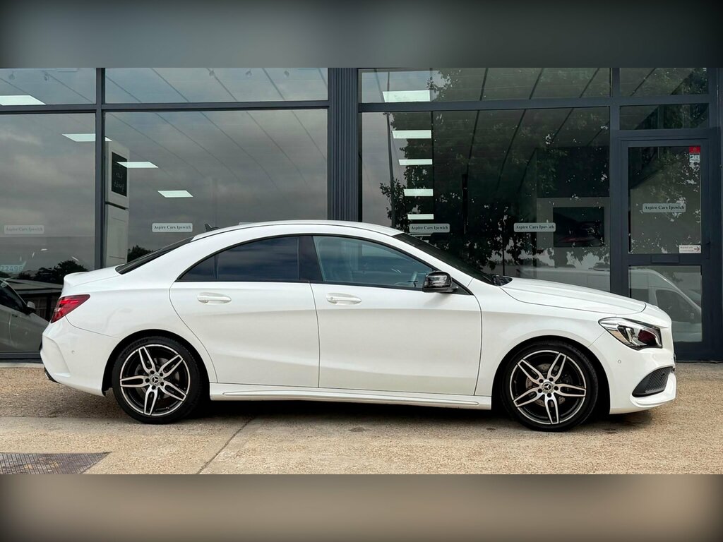 Mercedes-Benz CLA Class 1.6 Cla180 Amg Line Coupe Euro 6 Ss White #4