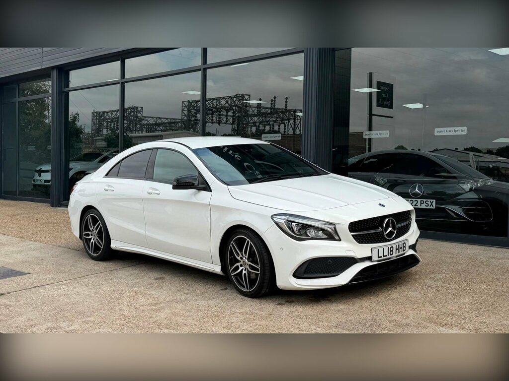 Mercedes-Benz CLA Class 1.6 Cla180 Amg Line Coupe Euro 6 Ss White
