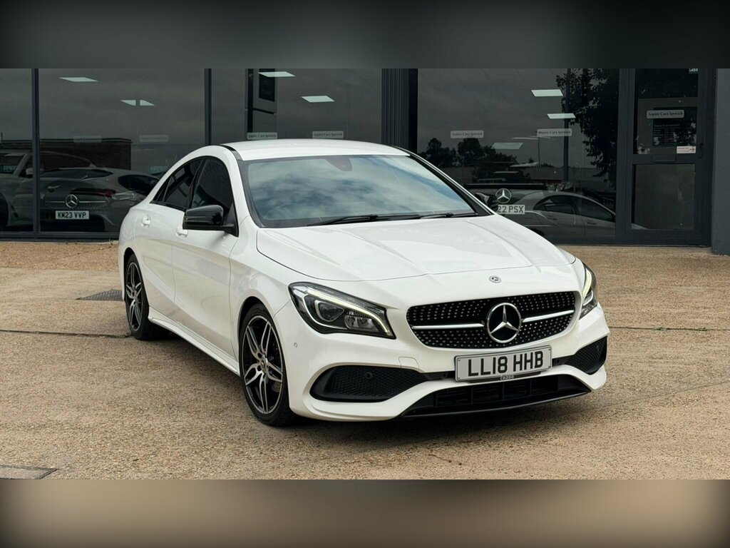 Mercedes-Benz CLA Class 1.6 Cla180 Amg Line Coupe Euro 6 Ss White #6