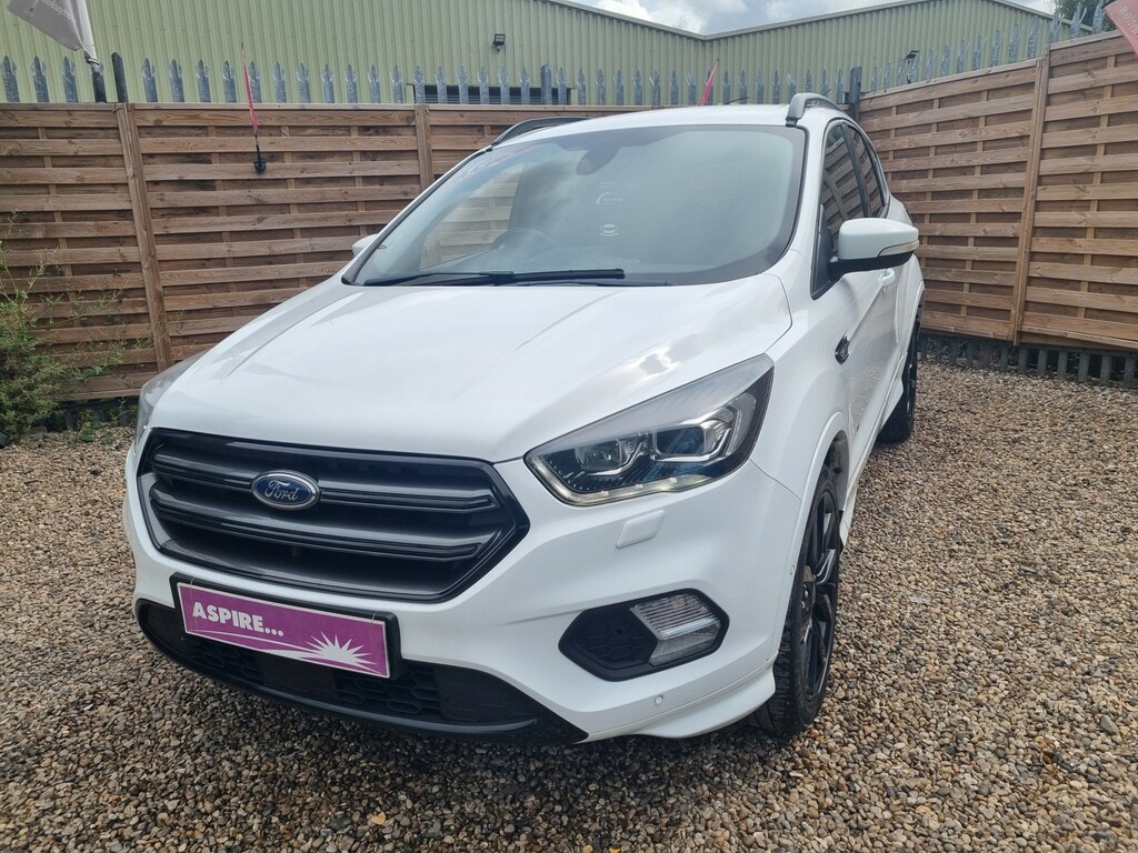 Ford Kuga 2.0 Tdci Ecoblue St-line White #2