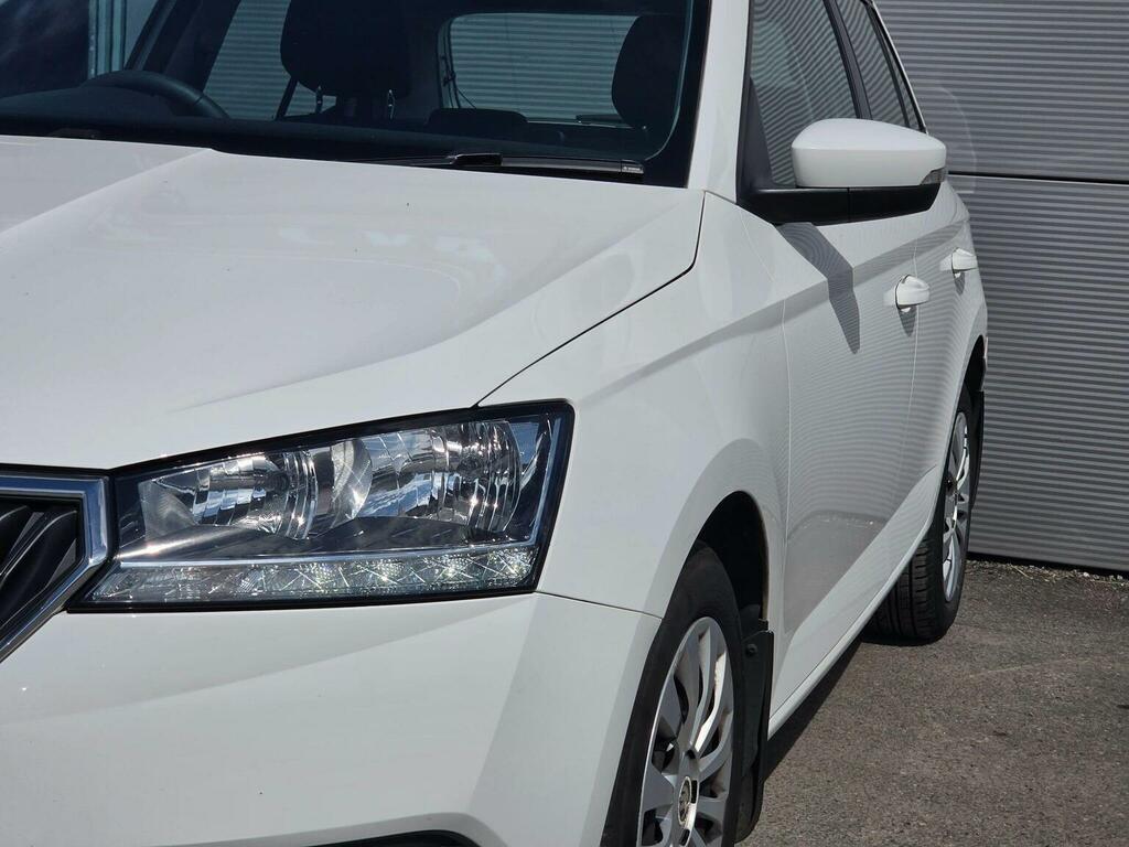 Skoda Fabia 1.0 S Euro 6 Ss White #4
