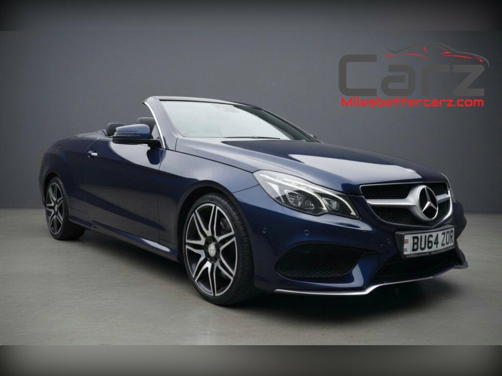 Mercedes-Benz E Class 3.0 E350d V6 Bluetec Amg Sport Cabriolet G-tronic Blue