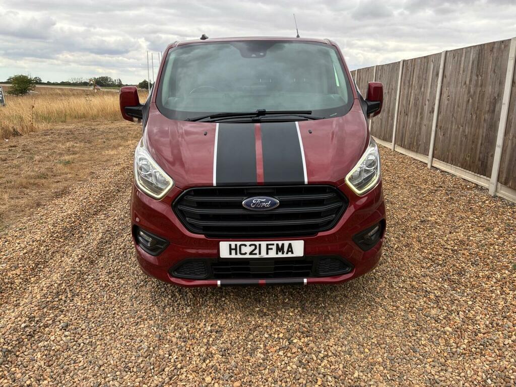 Ford Transit Custom 2.0 290 Ecoblue Sport L1 H1 Euro 6 Ss Red #2