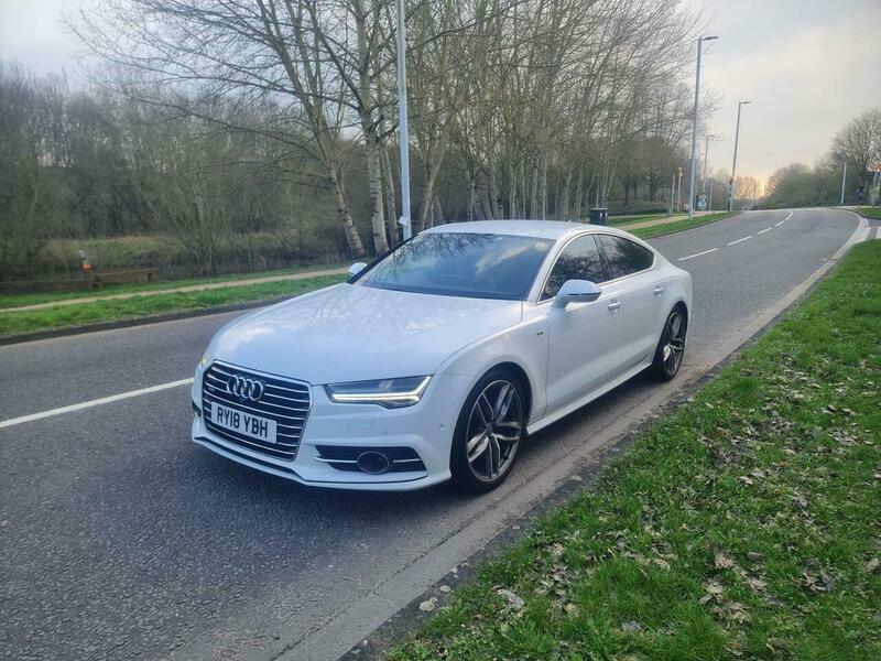 Audi A7 S Line 2.0 White #4