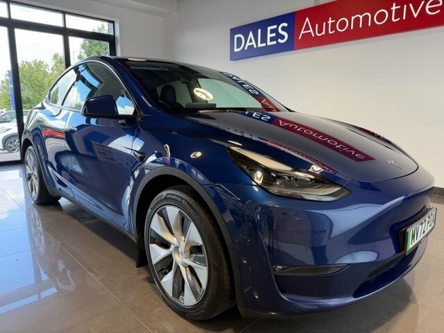Tesla Model Y Motor Long Range Suv Blue