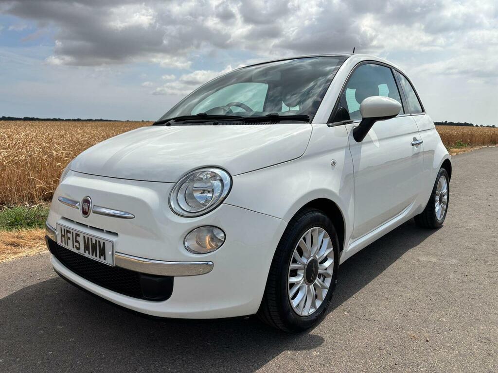 Fiat 500 1.2 Lounge Dualogic Euro 6 Ss White #3