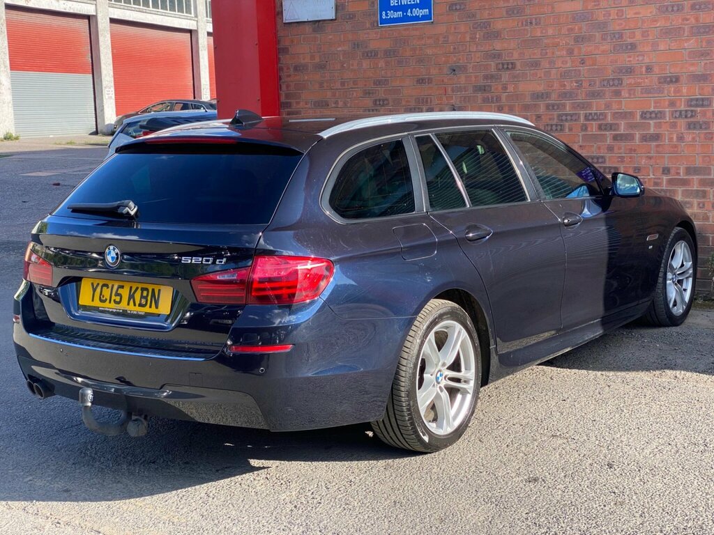 BMW 5 Series 2.0 520D M Sport White #22
