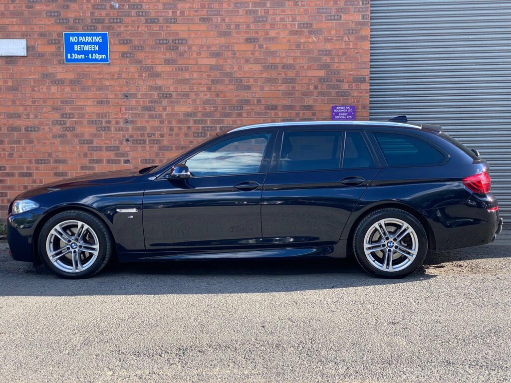 BMW 5 Series 2.0 520D M Sport White #14