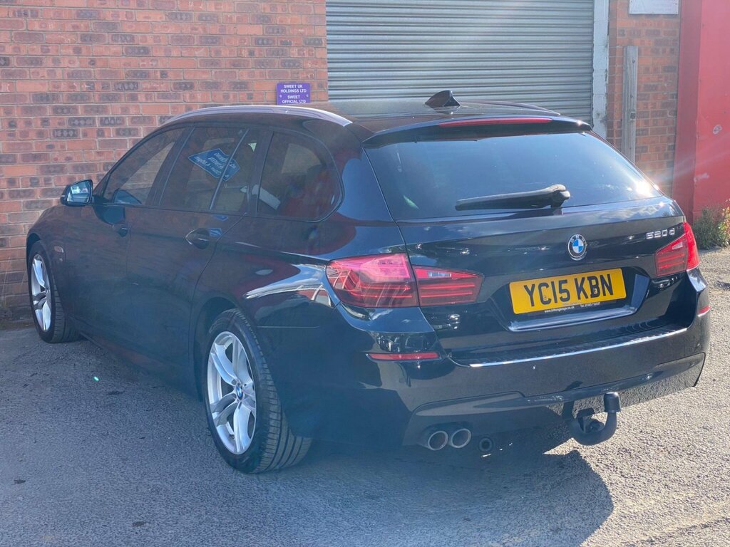 BMW 5 Series 2.0 520D M Sport White #20