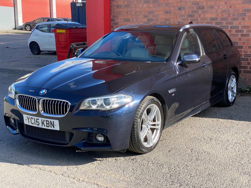 BMW 5 Series 2.0 520D M Sport Touring Euro 6 Ss Black #2