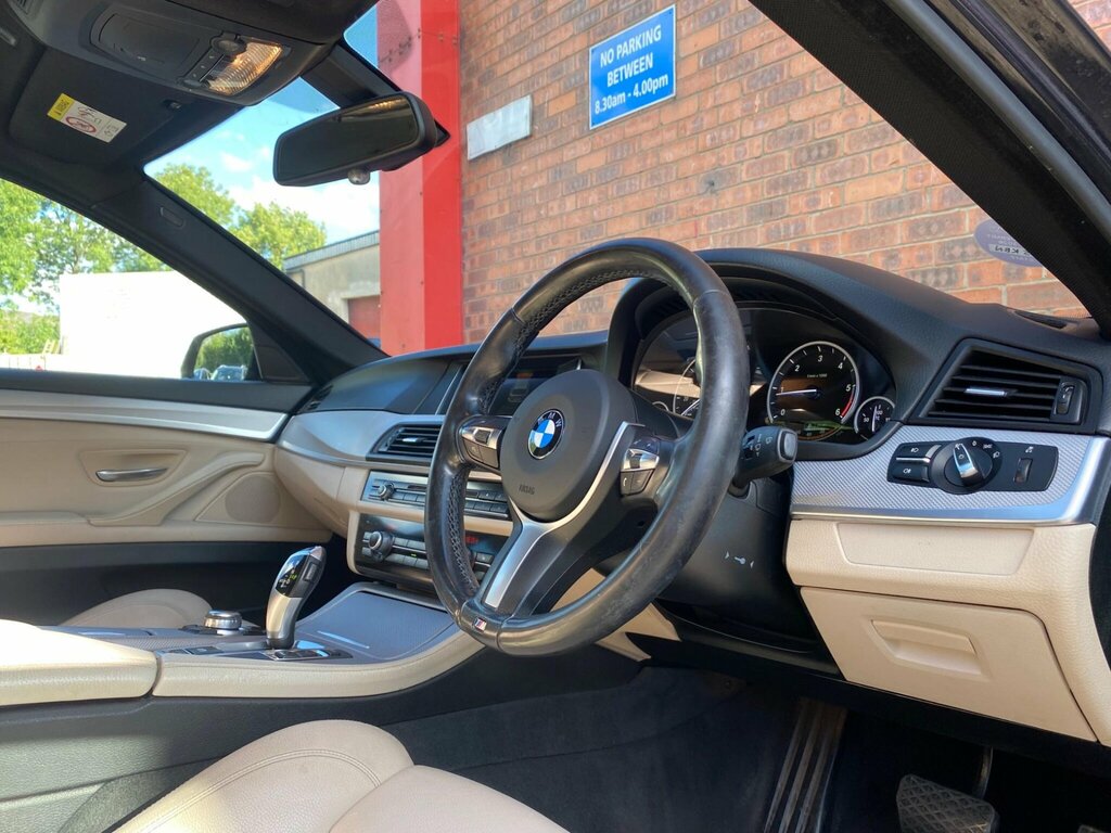 BMW 5 Series 2.0 520D M Sport White #26