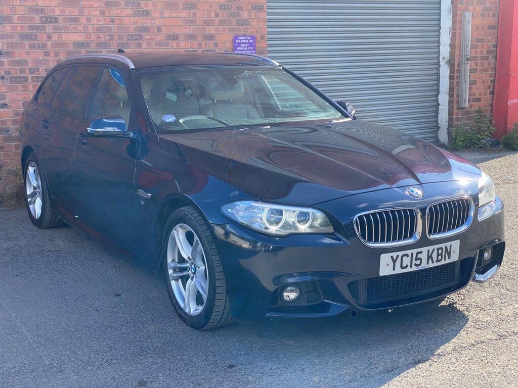 BMW 5 Series 2.0 520D M Sport Touring Euro 6 Ss Black #4
