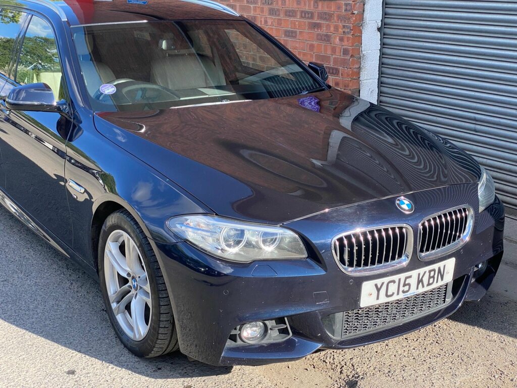 BMW 5 Series 2.0 520D M Sport Touring Euro 6 Ss Black #6