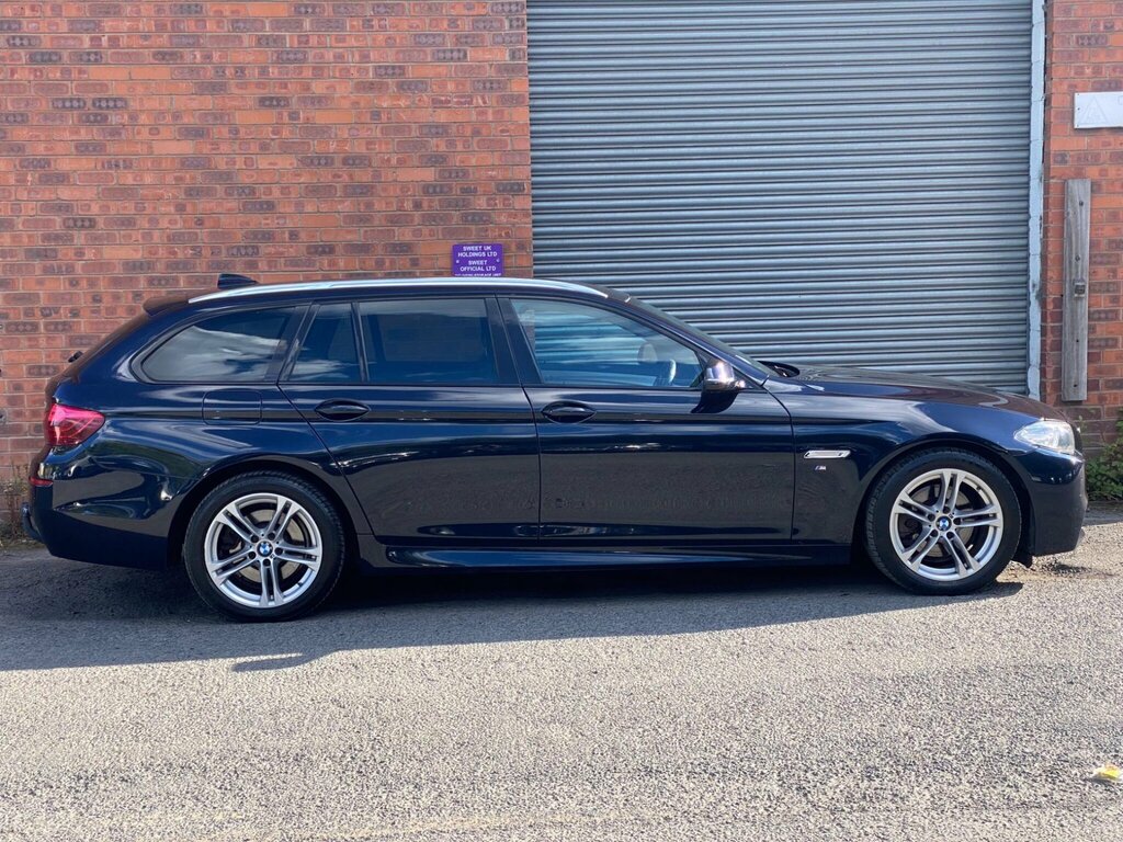 BMW 5 Series 2.0 520D M Sport Touring Euro 6 Ss Black #5