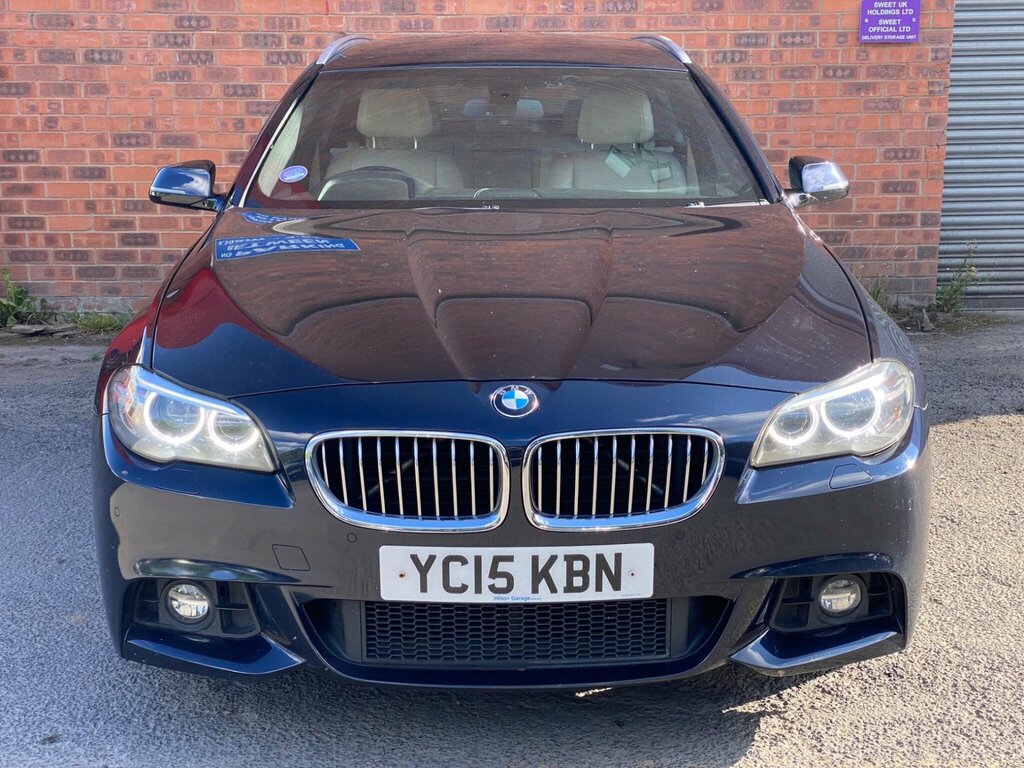 BMW 5 Series 2.0 520D M Sport Touring Euro 6 Ss Black #3