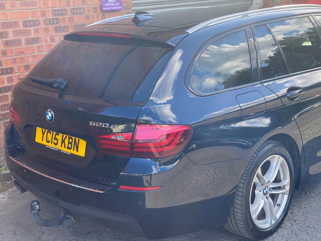 BMW 5 Series 2.0 520D M Sport White #23
