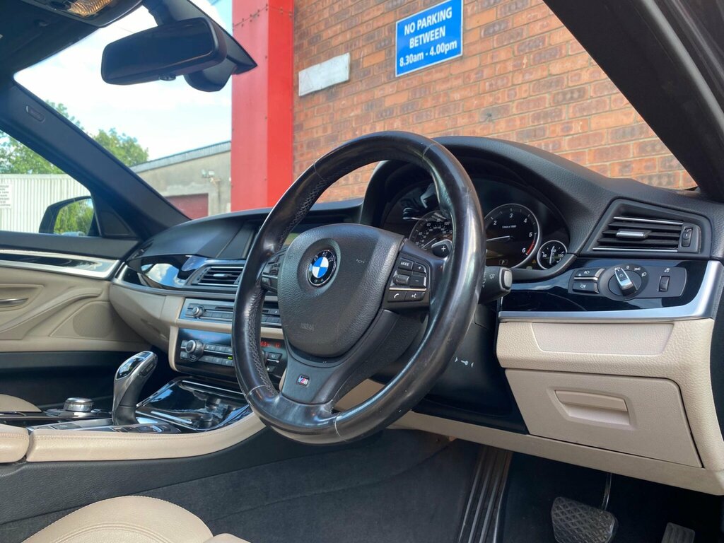 BMW 5 Series 2.0 520D M Sport Saloon Black #26