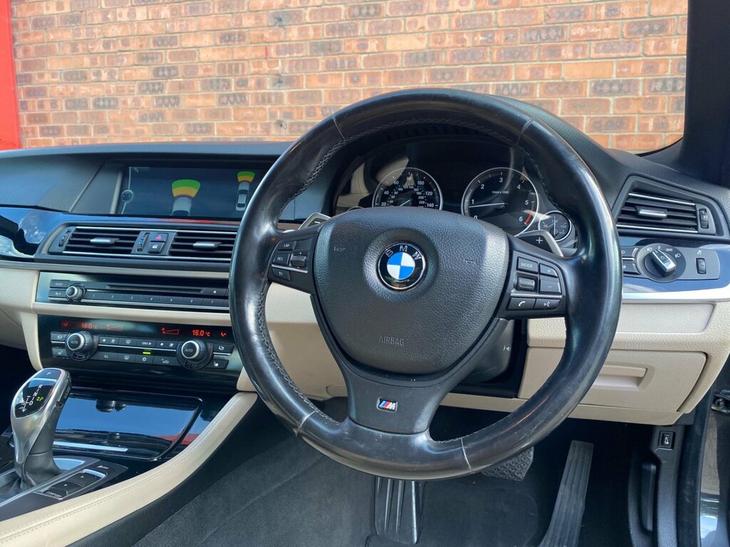 BMW 5 Series 2.0 520D M Sport Saloon Black #27