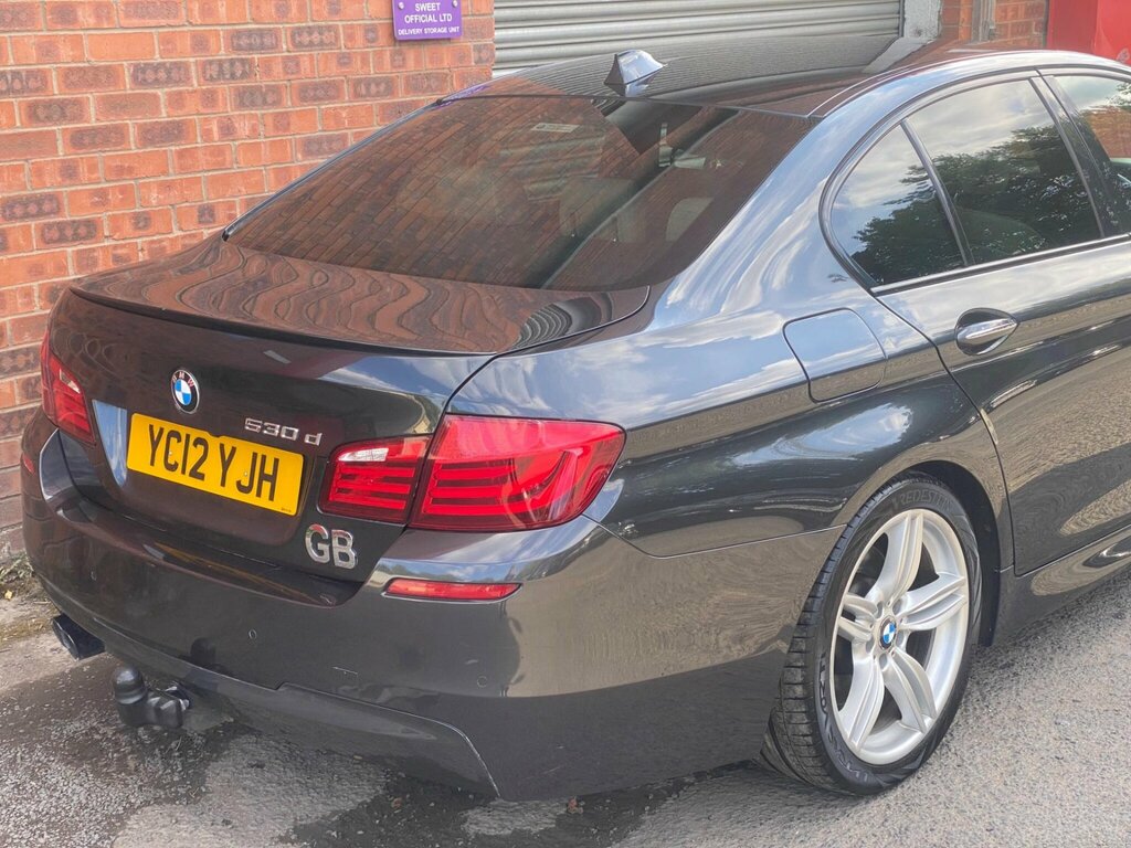 BMW 5 Series 2.0 520D M Sport Saloon Black #23