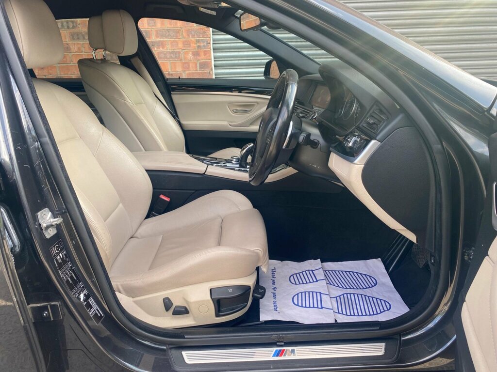 BMW 5 Series 2.0 520D M Sport Saloon Black #9